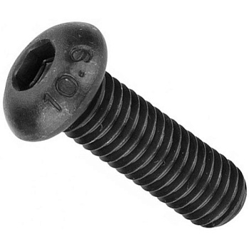 Винт 4х50 с полукруглой головкой и внутренним шестигранником DIN 7380 прочность 10.9